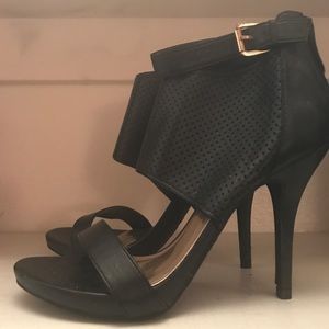 Black Madeline Heels